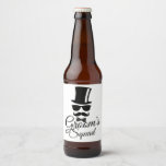 Rótulo Para Garrafa De Cerveja Esquadrão do Groom<br><div class="desc">Engraçado e original design do "esquadrão do noivo". Faz uma excelente de solteiro ou presente de casamento para o futuro Sr. e amigos.</div>