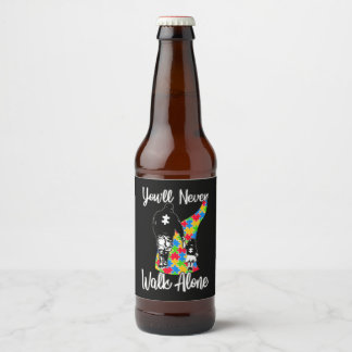 Rótulo Para Garrafa De Cerveja Esta bela design para um pai e uma filha