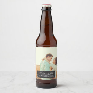 Rótulo Para Garrafa De Cerveja Estilo Russo de Foto e Mensagem Personalizado