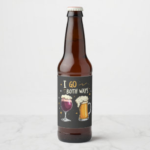 Rótulo Para Garrafa De Cerveja Eu Sigo As Duas Maneiras Cerveja E Amantes De Álco
