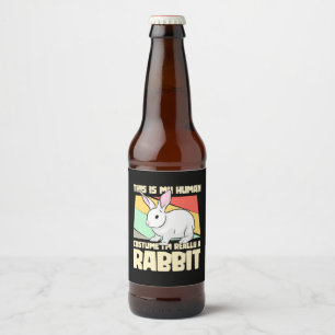 Rótulo Para Garrafa De Cerveja Eu Sou Realmente Um Coelho