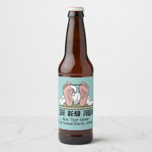 Rótulo Para Garrafa De Cerveja Eu vejo o Morto Pessoas personalizado