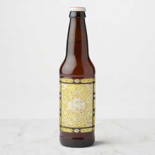 Rótulo Para Garrafa De Cerveja Falln Sagrado Dourado