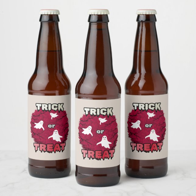 Rótulo Para Garrafa De Cerveja Fantasmas voadores (Garrafas)