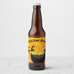 Rótulo Para Garrafa De Cerveja Fermentação das bruxas