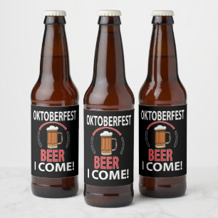 Rótulo Para Garrafa De Cerveja Festa de Cerveja Oktoberfest