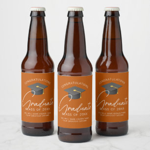 Rótulo Para Garrafa De Cerveja Festa de Formatura Personalizada da Faculdade Oran