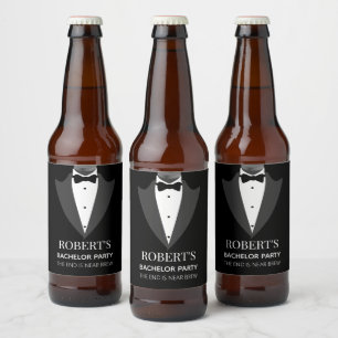 Rótulo Para Garrafa De Cerveja Festa de Solteiro Personalizada