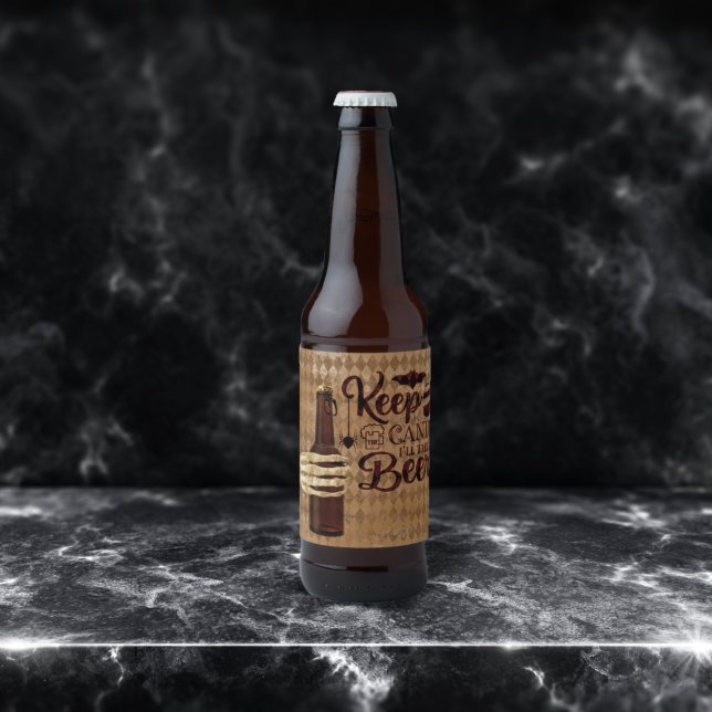 Rótulo Para Garrafa De Cerveja Fique com o doce, eu levo cerveja (Criador carregado)