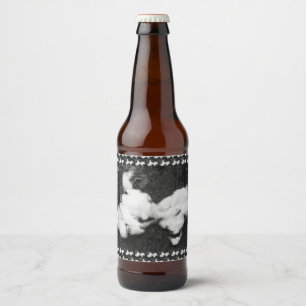 Rótulo Para Garrafa De Cerveja fofa para baixo