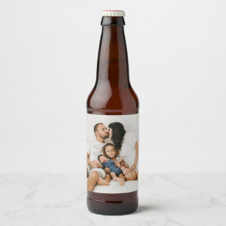 Rótulo Para Garrafa De Cerveja Foto Personalizada
