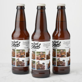 Rótulo Para Garrafa De Cerveja Foto personalizada do melhor Pai nunca