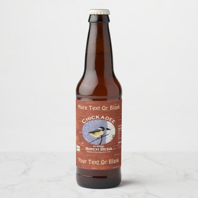 Rótulo Para Garrafa De Cerveja Galinha-de-bico (Frente)