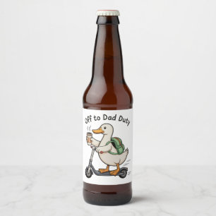 Rótulo Para Garrafa De Cerveja Ganso de Serviço ao Papai Dia dos Pais Avô Marido