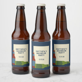 Rótulo Para Garrafa De Cerveja Gráficos de Garrafas de Cerveja com Mensagem Perso