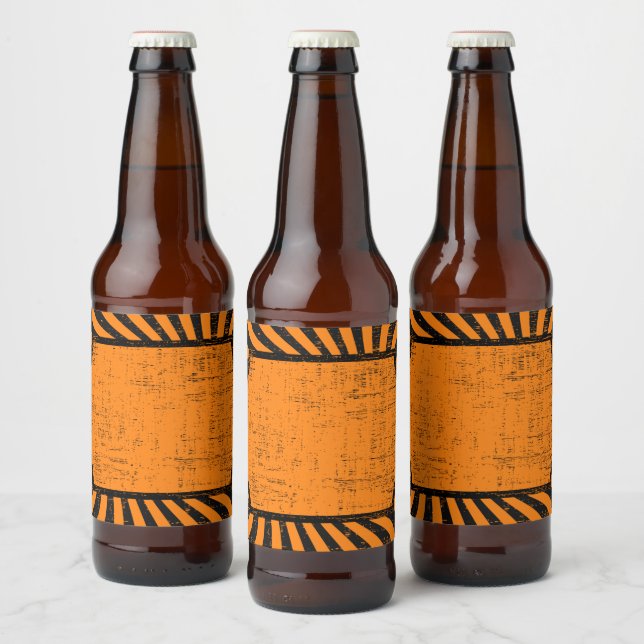 Rótulo Para Garrafa De Cerveja Halloween angustiado (Garrafas)