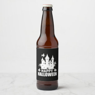 Rótulo Para Garrafa De Cerveja Halloween Happy Halloween Aniversário