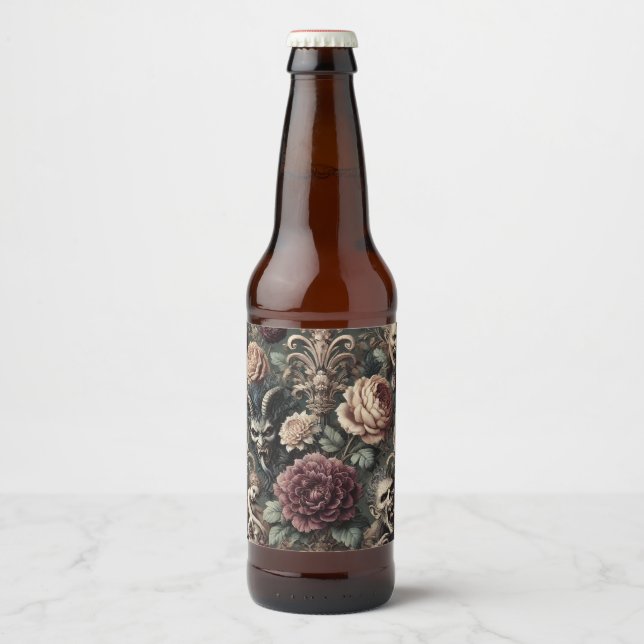 Rótulo Para Garrafa De Cerveja Harmics Assaltados - Vitoriano Gótico (Frente)