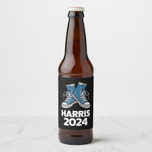 Rótulo Para Garrafa De Cerveja HARRIS 2024 Votar Presidente Kamala Presidente Pre (Frente)