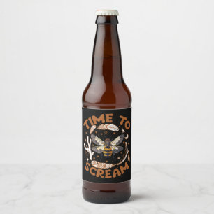 Rótulo Para Garrafa De Cerveja Hora De Gritar Amante Das Cigarras Insetos Entomol