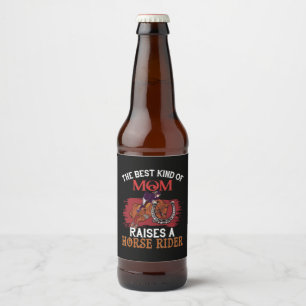 Rótulo Para Garrafa De Cerveja Horse Art O Melhor Tipo De Mãe