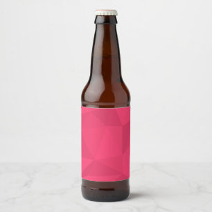 Rótulo Para Garrafa De Cerveja Ilustração de triângulo rosa, legal, exclusivo 