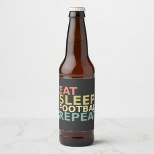 Rótulo Para Garrafa De Cerveja Jogador de futebol come futebol