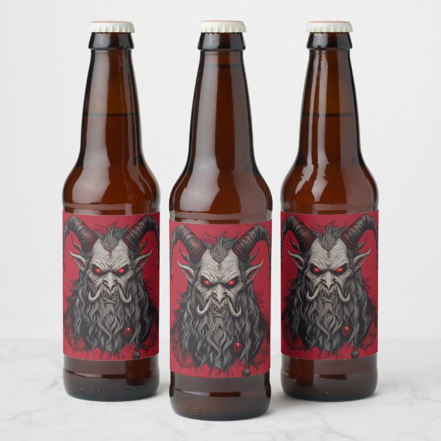 Rótulo Para Garrafa De Cerveja Krampus (Garrafas)