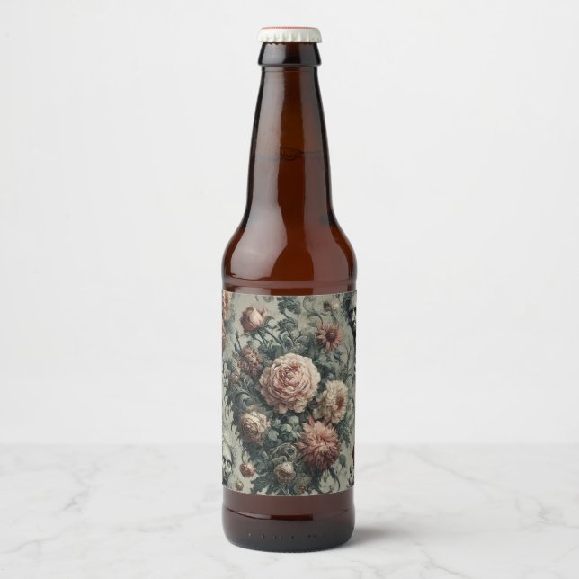 Rótulo Para Garrafa De Cerveja 🩸 Lázaro Chora – Gótico Vitoriano (Frente)