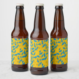 Rótulo Para Garrafa De Cerveja leaf