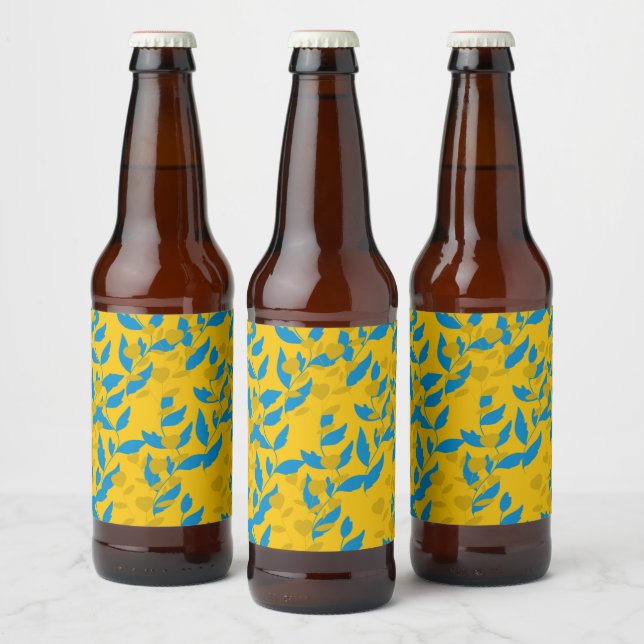 Rótulo Para Garrafa De Cerveja leaf (Garrafas)