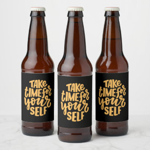 Rótulo Para Garrafa De Cerveja Leve tempo para sua própria inspiração