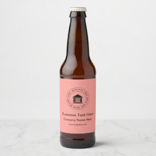 Rótulo Para Garrafa De Cerveja Logotipo Empresarial Nome Slogan Site Promocio