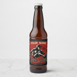 Rótulo Para Garrafa De Cerveja Loja de Skate Personalizada Grab Trick Skateboardi