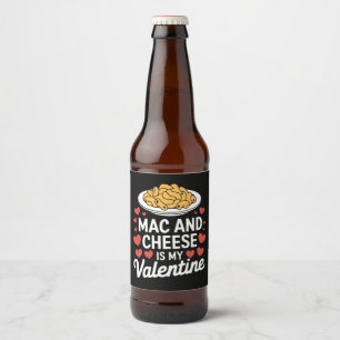 Rótulo Para Garrafa De Cerveja Mac E Queijo Namorados Mac n Cheese Dom