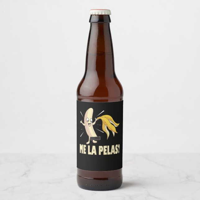 Rótulo Para Garrafa De Cerveja Me La Pelas (Frente)