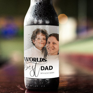 Rótulo Para Garrafa De Cerveja Melhor Pai do Mundo