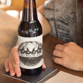 Rótulo Para Garrafa De Cerveja "Meninas Serão Raparigas | Testemunha Bonita