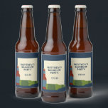 Rótulo Para Garrafa De Cerveja Mensagem Personalizada de Garrafas de Cerveja<br><div class="desc">Crie suas próprias etiquetas de cerveja personalizadas para festas e outros eventos especiais. Estas etiquetas têm ilustrações de garrafas de cerveja. Uma caixa de cor creme contra o fundo azul-marinho está pronta para ser personalizada com o seu próprio texto em marinho.</div>