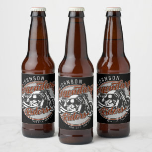 Rótulo Para Garrafa De Cerveja Motocicleta Personalizada Piloto Lendário Motoquei