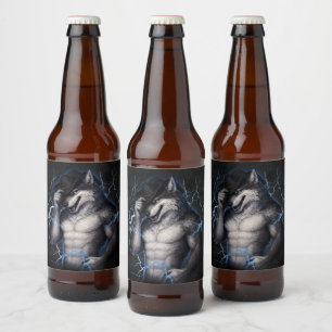 Rótulo Para Garrafa De Cerveja Nenhum Senhor Simpático Cara Engraçado Meme Alpha 