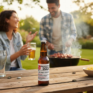 Rótulo Para Garrafa De Cerveja Nome Personalizado da Prescrição de Cerveja Engraç