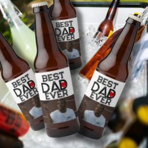 Rótulo Para Garrafa De Cerveja O melhor Pai da moda do Pai para o Dia Pessoal