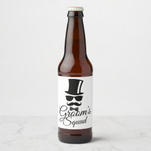 Rótulo Para Garrafa De Cerveja O pelotão do noivo
