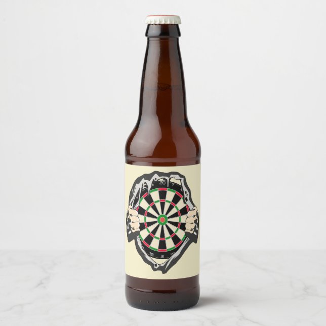 Rótulo Para Garrafa De Cerveja O prato no seu peito! (Frente)