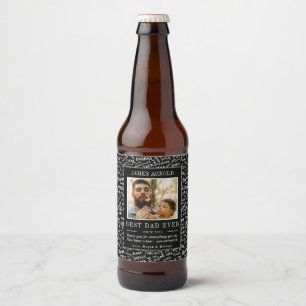 Rótulo Para Garrafa De Cerveja Pai de tendências em muitos idiomas Dia de os pai
