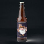 Rótulo Para Garrafa De Cerveja Papais noeis engraçados - Natal do Cowboy do Texas<br><div class="desc">Papais noeis Engraçados Cowboy Texas - Etiqueta de Garrafa de Natal</div>