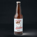 Rótulo Para Garrafa De Cerveja Papais noeis engraçados - Natal do Cowboy do Texas<br><div class="desc">Papais noeis Engraçados Cowboy Texas - Etiqueta de Garrafa de Natal</div>