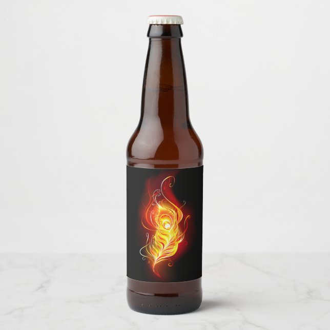 Rótulo Para Garrafa De Cerveja Patilha de Fogo (Frente)