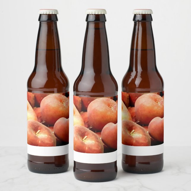 Rótulo Para Garrafa De Cerveja Peach Doughnut (Garrafas)